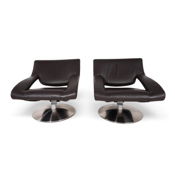 De Sede DS-255 Sillón Lounge Avantgarde en Cuero Marrón Oscuro, 2000 – Sillones, Leather (photo 2 of 20)