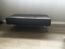 Poufs Leolux en cuir de veau