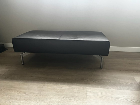 Leolux Kalbsleder Hocker, Hocker & Poufs, Schwarz (Foto 2 von 5)