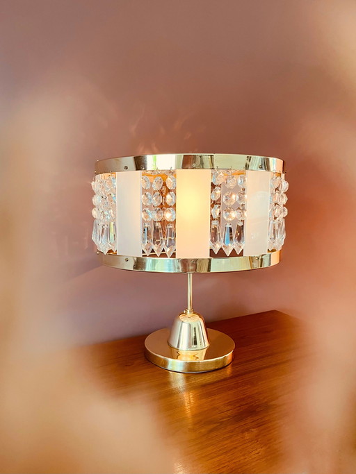 Lampe de table style Mid-Century par Jablonecke Sklarny