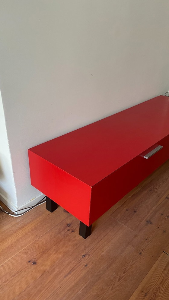 Image 1 of Meuble TV bas fait main