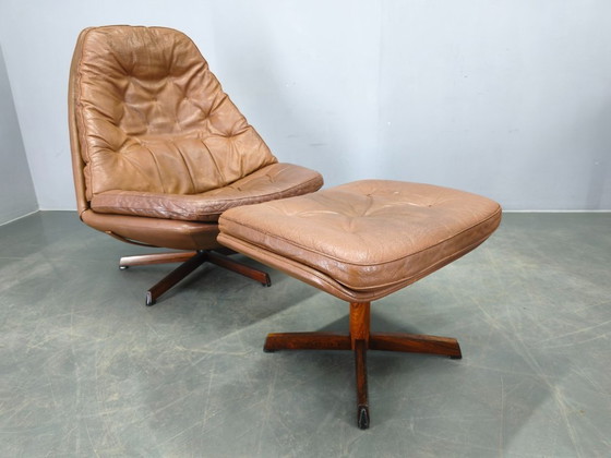 Image 1 of MS68 Lounge Chair and Ottoman by Madsen & Schubell, 1960s