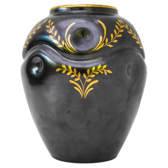 Vaso in Ceramica Art Déco di Harald Östergren, Upsala Ekeby, Svezia, 1935 – Vasi, Porcellana, Art Deco (photo 6 of 14)