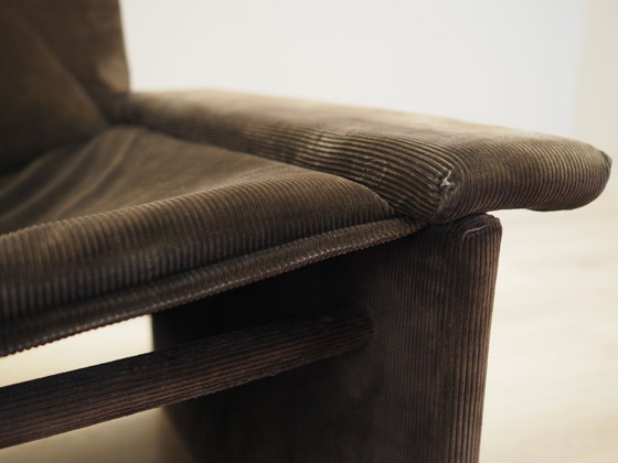 Image 1 of Sessel aus Kord, italienisches Design, 1970er Jahre, Produktion: Italien