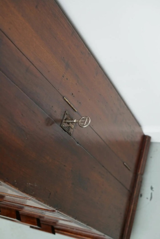 Image 1 of French Art Deco Mahogany Apothecary/Filing Cabinet, Circa 1920