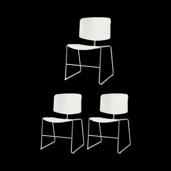 Image 1 of Set aus 3 Designstühlen von Max Stacker