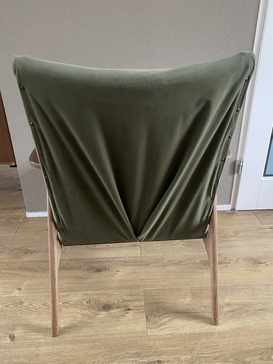 Image 1 of 2 vintage Scandinavische stoeltjes teak jaren 60