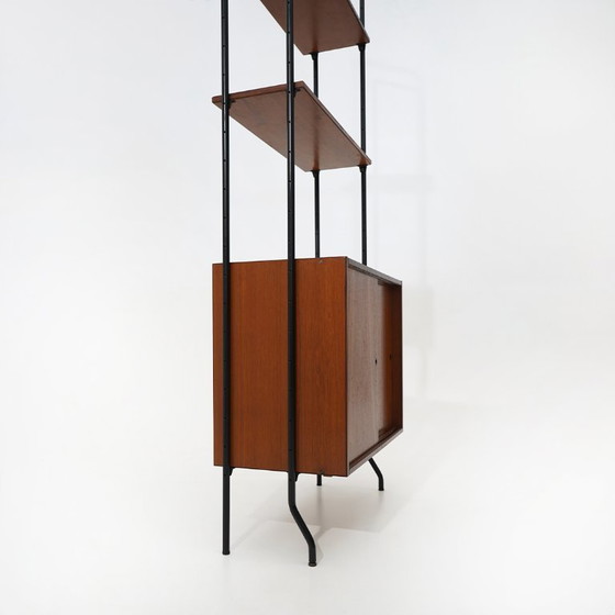 Modulares Bücherregal mit Metallstützen von Amma Torino, 1960er Jahre – Bücherregale (photo 10 of 14)