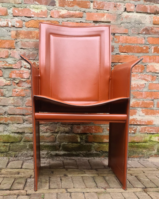 Image 1 of 4 vintage, design stoelen Matteo Grassi, Korium