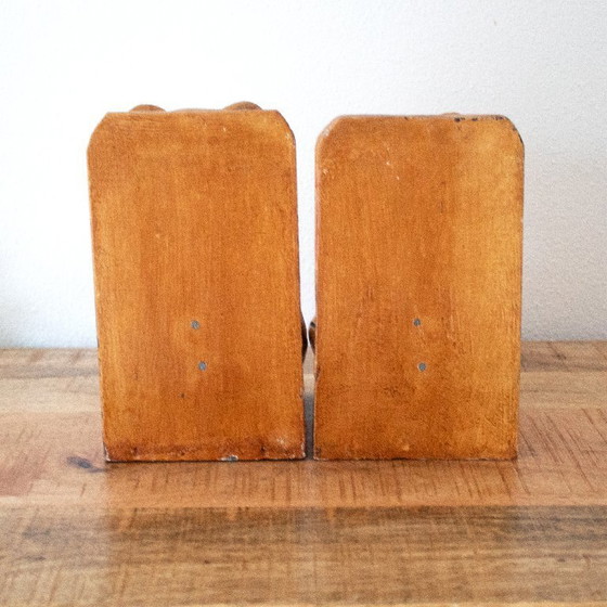 Image 1 of Vintage Teddy Beren Boekensteunen Set