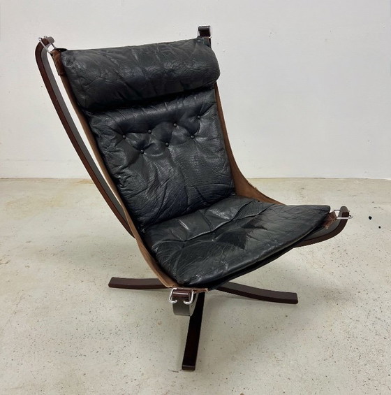 Image 1 of Falcon stoel van Vatne Møbler, Noorwegen, jaren 70.