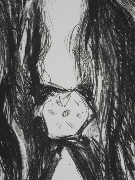 Edvard Munch : Broche, Eva Mudocci, Lithographie Signée – Lithographies et sérigraphies, Paper (photo 6 of 10)