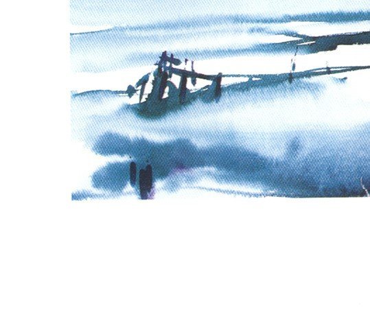 Image 1 of Hardtke - Winter landscape - Color offset litho - Hand signed