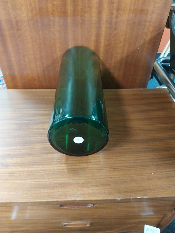 Image 1 of 1 x grüne Vase von Kaj Franck Nuutajärvi für Arabia Finland