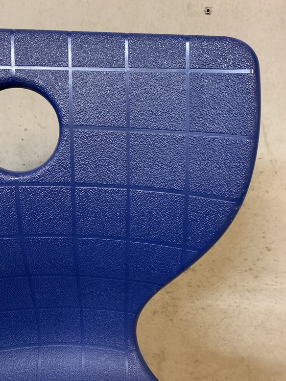 Image 1 of Office chair by Verner Panton for VS Möbel. Blue.