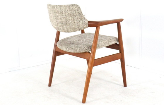 Image 1 of Svend Åge Eriksen voor Glostrup GM11 stoel vintage Deens design nieuw gestoffeerd