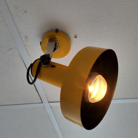 Vintage mid century modern ceiling light – Plastic, Metal (photo 3 of 13)