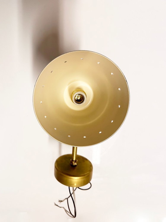 Par de apliques de pared "Diabolo", diseño de los años 50. – Brass, Metal (photo 10 of 15)