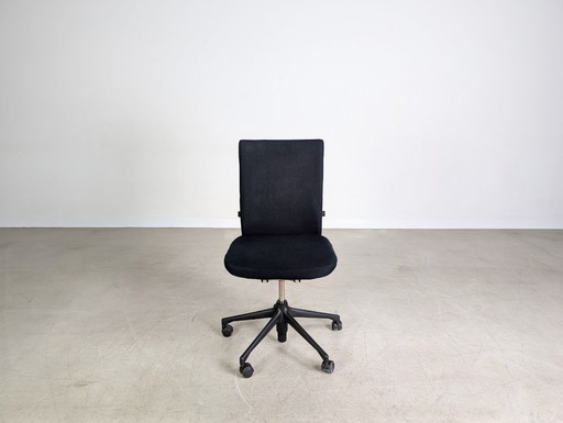 16x Sedia da ufficio originale Vitra T-Chair sedia di design nera sedia direzionale