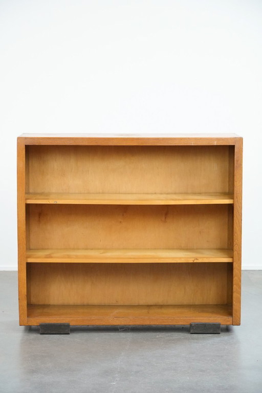 Antiek Art Deco kastje/boekenkastje uit begin 20e eeuw in Amsterdamse school stijl