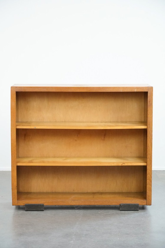 Image 1 of Antiek Art Deco kastje/boekenkastje uit begin 20e eeuw in Amsterdamse school stijl