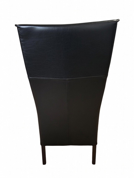 Image 1 of Giorgetti progetti Wing fauteuil leer 