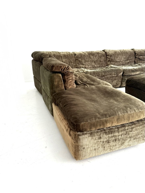 Vintage XL 11-piece modular sofa, Laauser ‘80 – Wood, Plastic (photo 9 of 15)