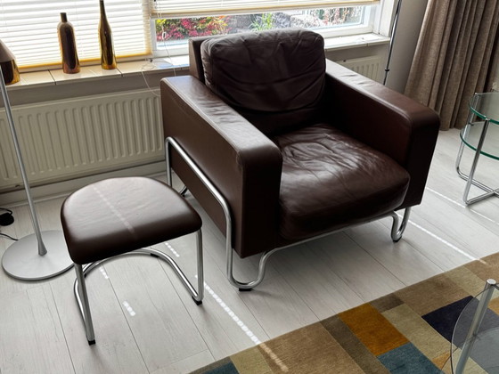 Image 1 of Gispen AD B3 Bank en Fauteuil met voetenbank 
