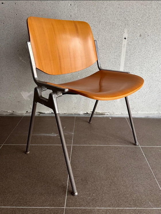 Image 1 of 4x DSC 106 Stoel van Giancarlo Piretti voor Castelli, ca 1960