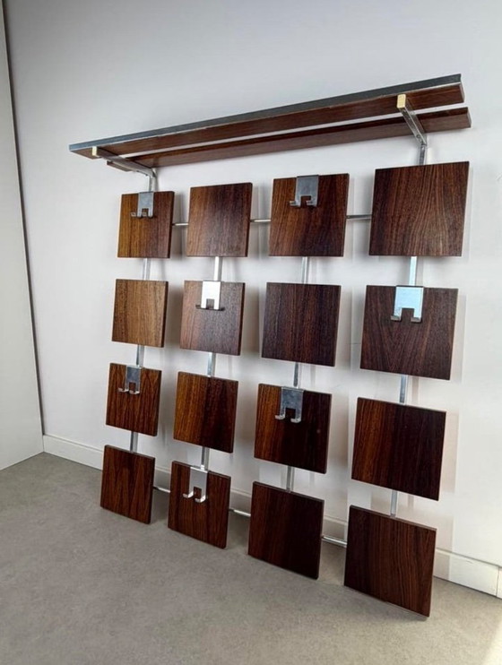 Image 1 of Rosewood veneer coat rack