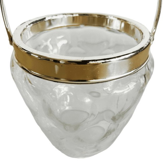 Image 1 of Vintage ijsemmer kristal chroom 1960's