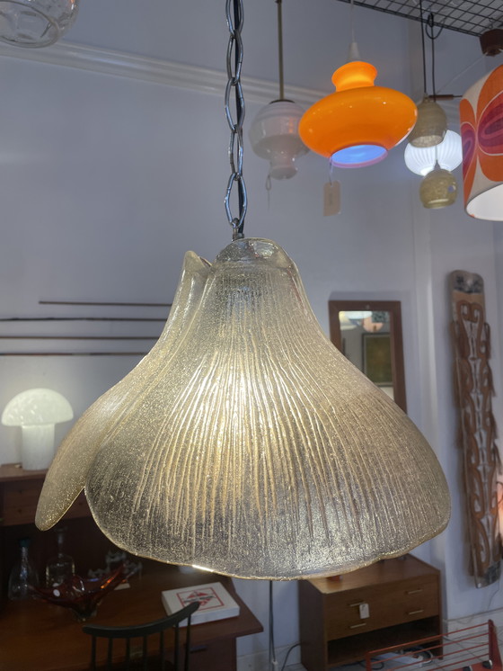 Image 1 of Murano Glass Pendant Lamp, Peill & Putzler, Germany 1970's