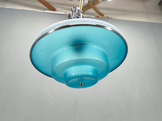Image 1 of Rare Bauhaus Adjustable Ceiling Light by Otto Mueller, 1930s