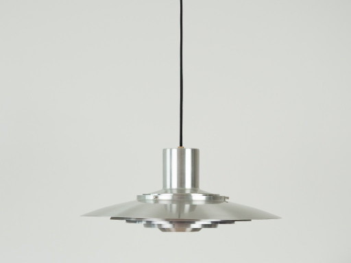 Lámpara colgante danesa vintage P376 de Fabricius and Kastholm, Nordisk Solar, 1964 – hanglampen, Aluminium (photo 2 of 15)