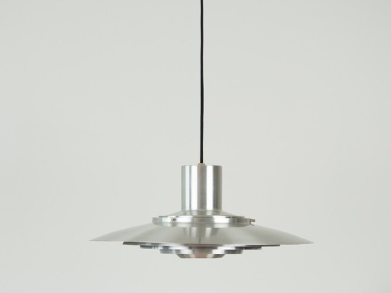 Lampe à Suspension P376 Vintage Danoise par Fabricius et Kastholm, Nordisk Solar, 1964 – Aluminium (photo 2 of 15)
