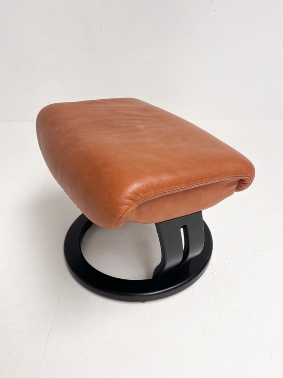 Poltrona reclinabile con pouf Hjort Knudsen, anni '90 – Poltrone relax, Leather, Wood, Vintage (photo 20 of 20)