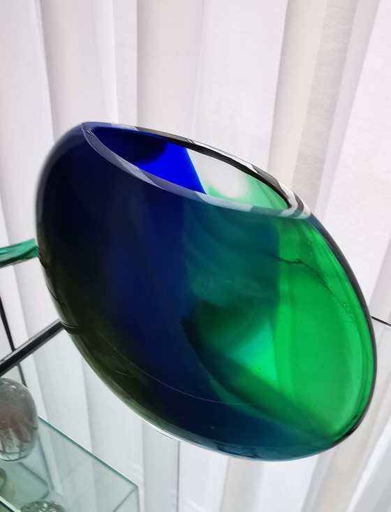 Image 1 of Vase, Ellipse, Hoglund art glass 1980s