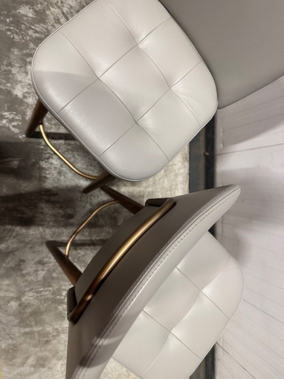 Image 1 of Sgabello da bar con schienale alto Stellar Works Utility (set da 2)