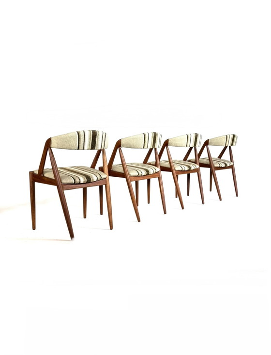 Image 1 of Set di 4 sedie da pranzo vintage, Kai Kristiansen '60