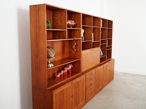 Image 1 of Set di librerie in teak, design danese, anni '70, designer: Kai Winding