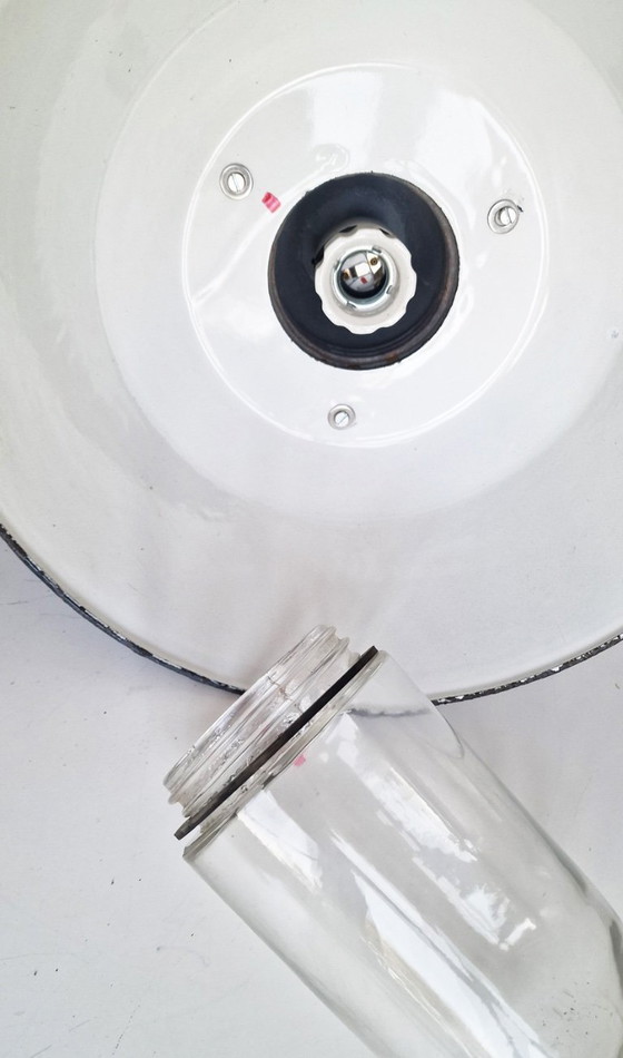 Image 1 of 2 lampade industriali originali - anni '50, design industriale