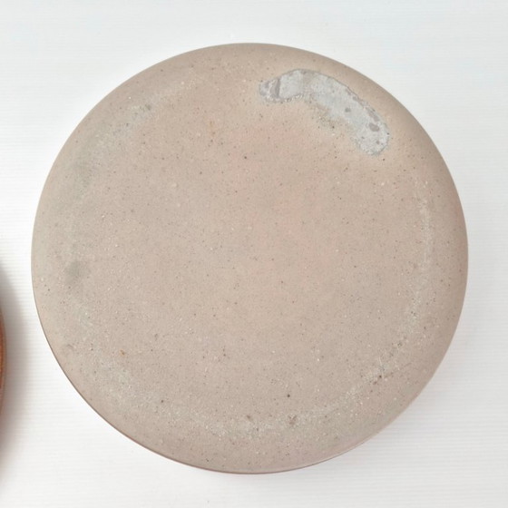 Image 1 of IMPORTANT VINTAGE 1970 PYRITE STONEWARE SERVING PLATTER LA BORNE 70S 1970S