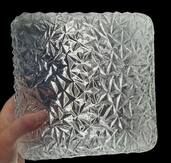 Image 1 of 2240 Lampada da soffitto in vetro vintage anni '60