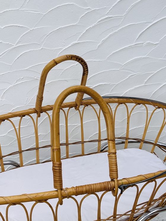 Image 1 of Rattan cradle