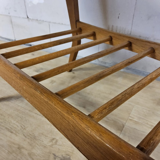 Image 1 of Vintage grenen houten salontafel / bijzettafel / koffietafel 