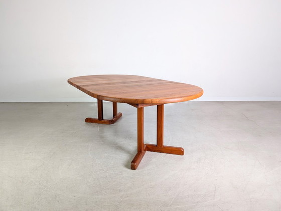 Image 1 of Mesa de comedor original de mediados de siglo Rosengaarden de teca, 1960, extensible