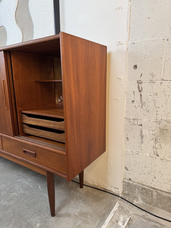 Image 1 of Danish Teak Sideboard With Bar Section and Drawers