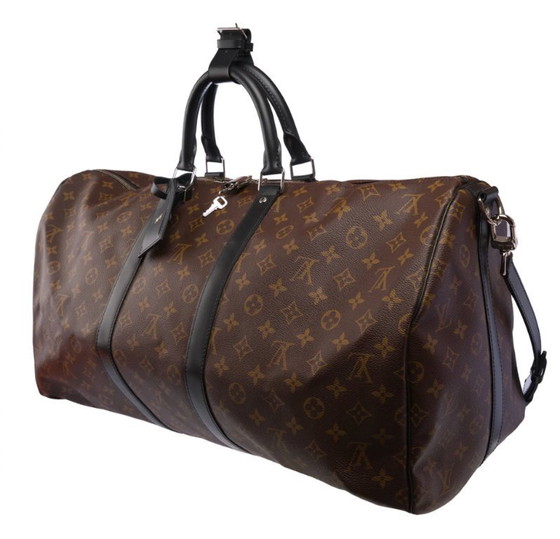 Image 1 of Borsa LOUIS VUITTON Keepall en Toile Marron - 103362