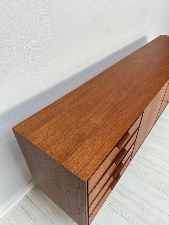 Image 1 of Vintage Large Teak Sideboard, Mid-Century Modern Scandinavian Design, 1960s
