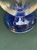 6x Schott Zwiesel Glasses on Cobalt Blue Foot